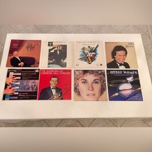 Vintage Vinyl Record Lot of 8 LPs – Classical, Big Band & Easy Listening